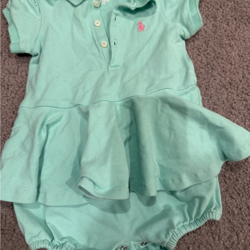 Ralph Lauren Mint Green Kids Dress